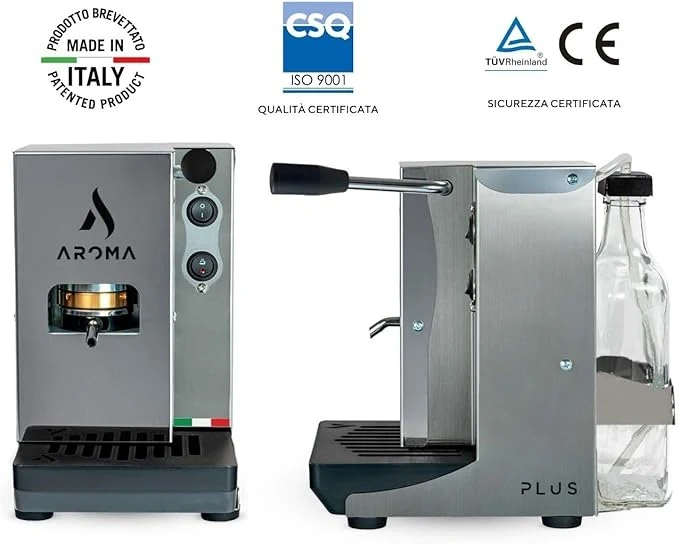 Macchina da Caffè Cialde AROMA PLUS TOTAL Silver