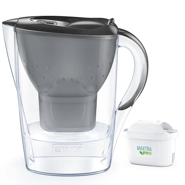 Carafe filtrante Marella graphite 2,4 L et filtre Maxtra Pro Brita france