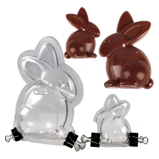 Moule Polycarbonate Lapins x2