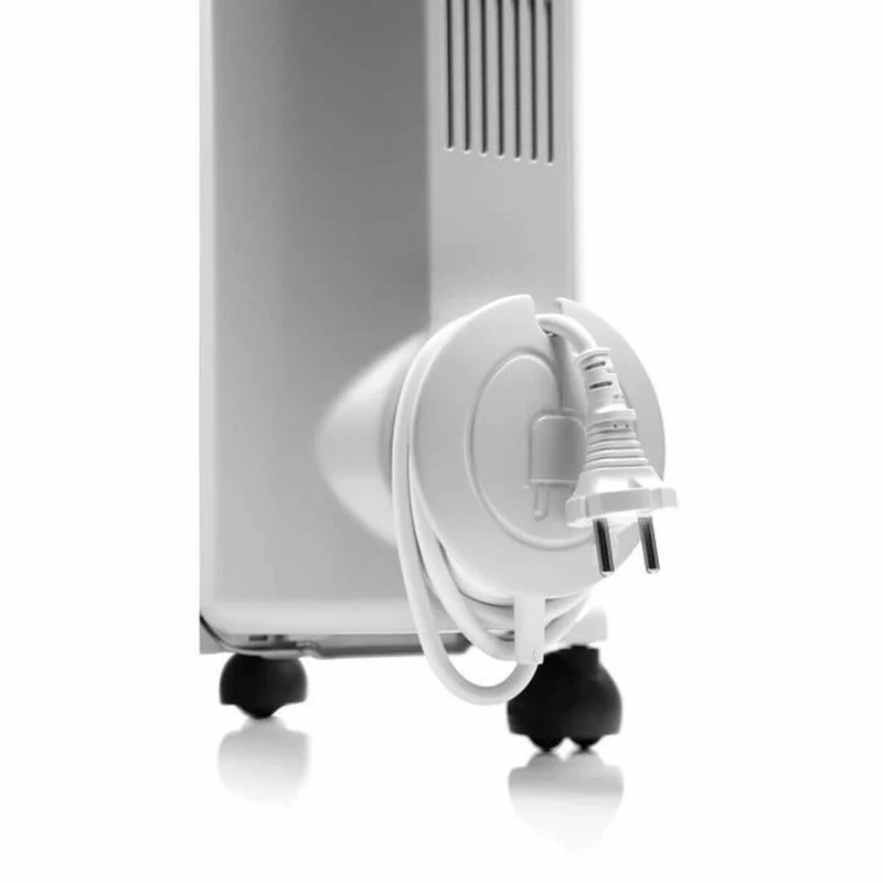 Radiateur à huile (7 chambres) DeLonghi Radia Blanc Gris 1500 W