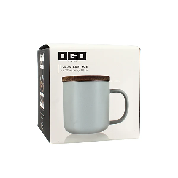 Tisanière mug Juliet en grès gris 300 ml Ogo