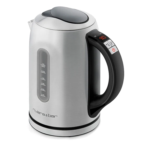 Bouilloire électrique à température réglable Louna 1,5L 2200W Riviera et bar
