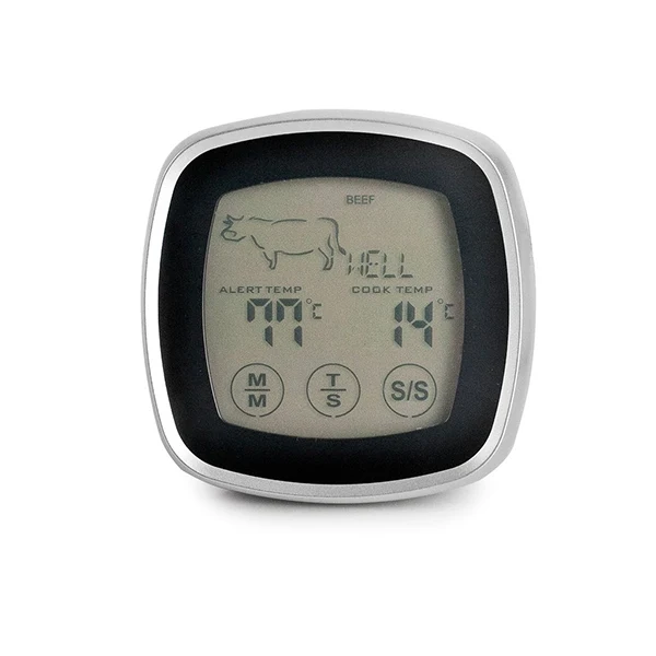 Thermomètre à viande tactile Touch avec sonde en acier inoxydable 17 cm Lacor