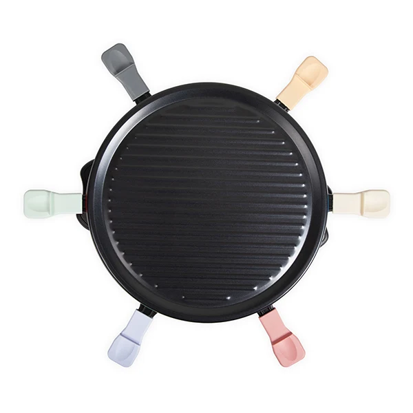 Appareil à raclette 6 personnes rond 800 W Livoo