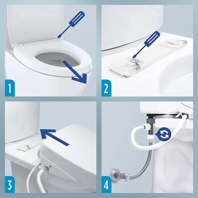 TOTO WASHLET KC2,Electronic Bidet Toilet Seat with Heated Seat and SoftClose Lid