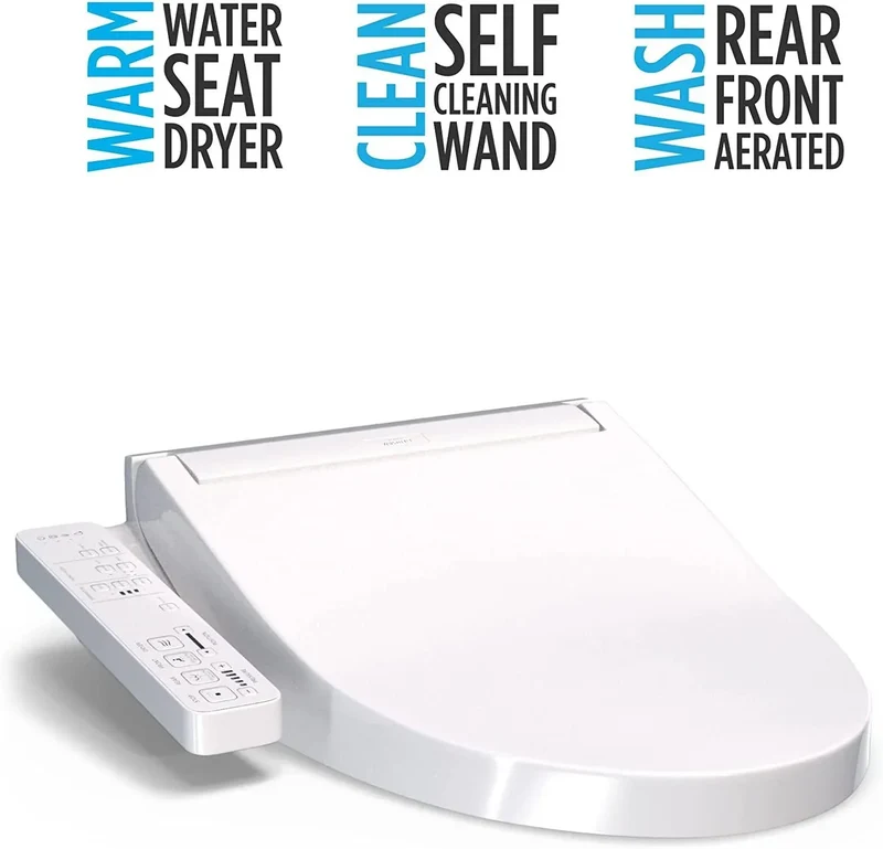 TOTO WASHLET KC2,Electronic Bidet Toilet Seat with Heated Seat and SoftClose Lid