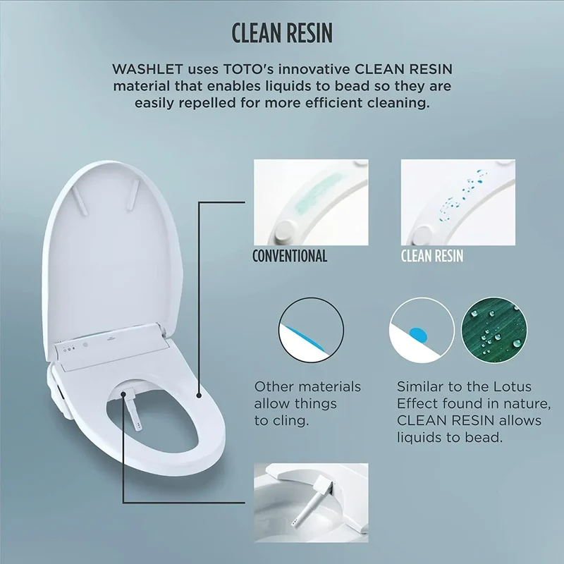 TOTO Washlet C2 Electronic Bidet Toilet Seat, PREMIST, EWATER+, Heated Seat, 110V
