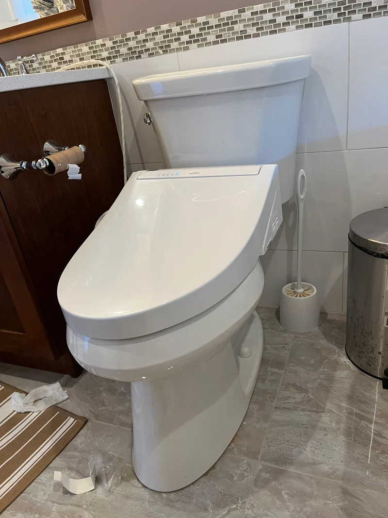 TOTO Washlet C2 Electronic Bidet Toilet Seat, PREMIST, EWATER+, Heated Seat, 110V