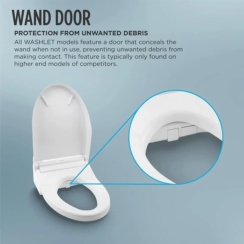 TOTO WASHLET C5 Electronic Bidet Toilet Seat with PREMIST and EWATER+
