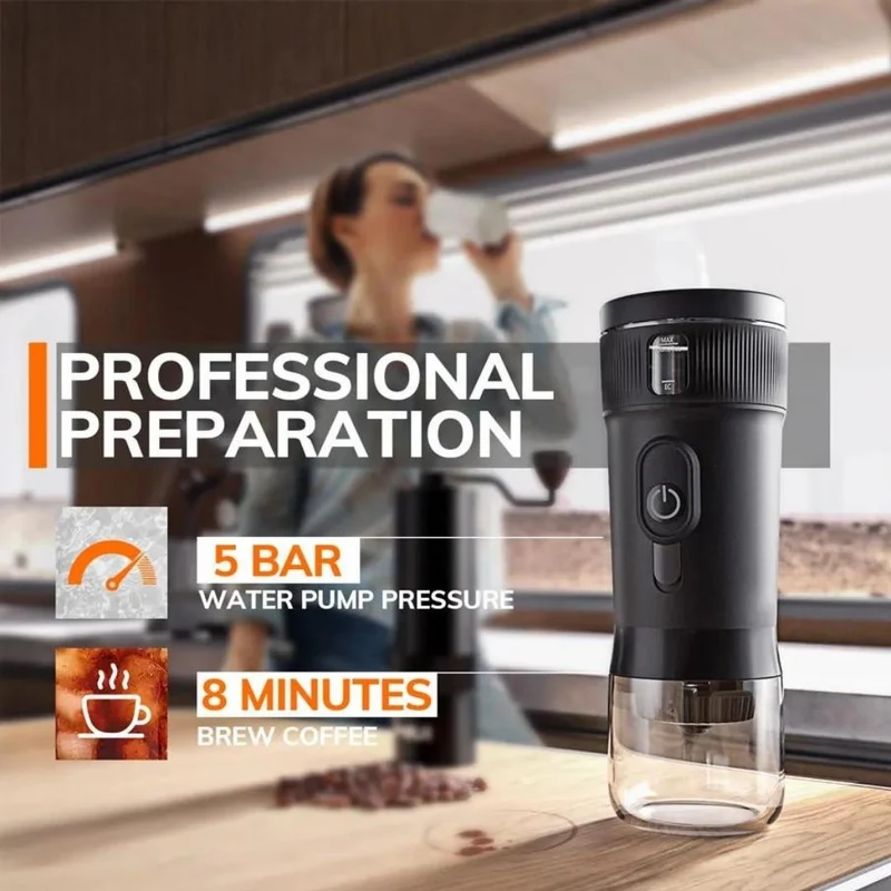 Machine Expresso Portable - Capsules + Café poudre