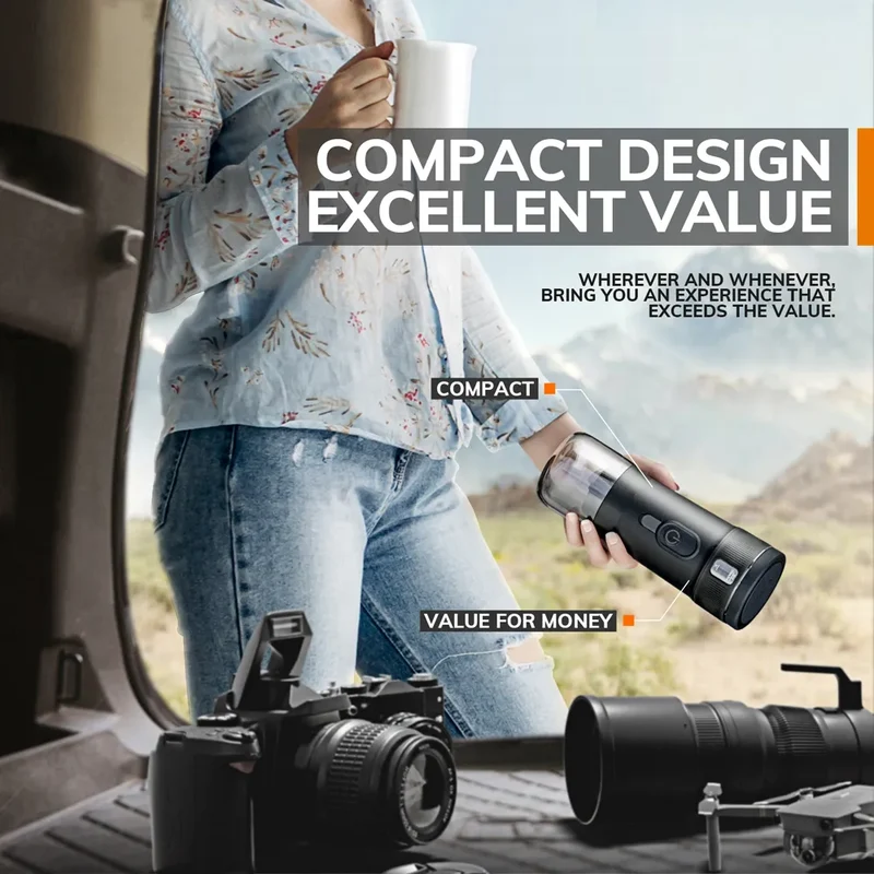 Machine Expresso Portable - Capsules + Café poudre