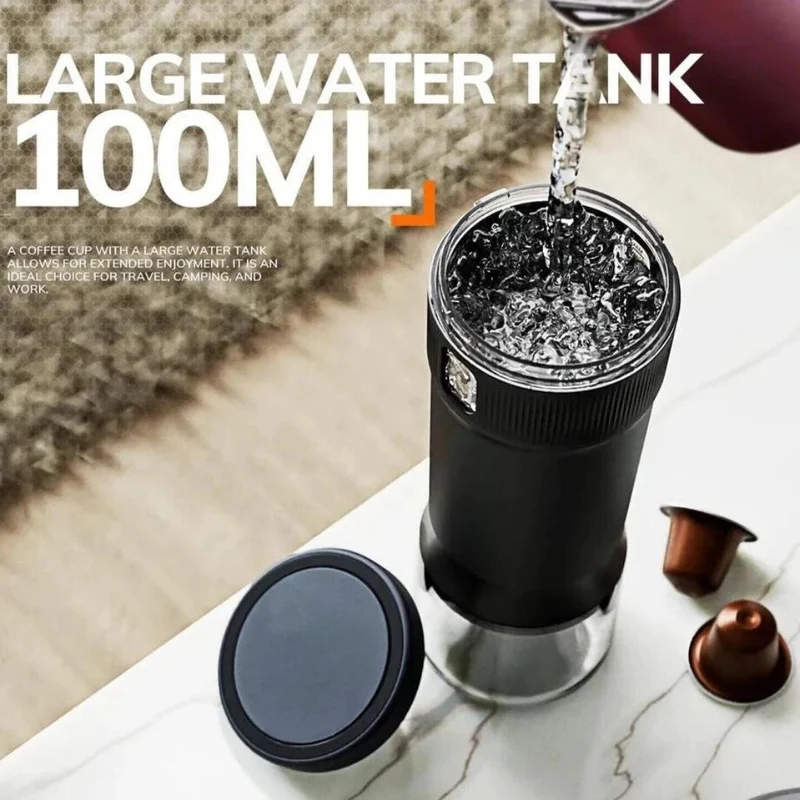 Machine Expresso Portable - Capsules + Café poudre