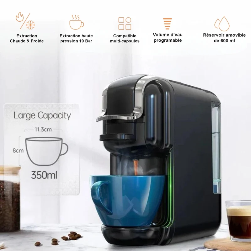 Machine Café Multi Capsules + Moulu