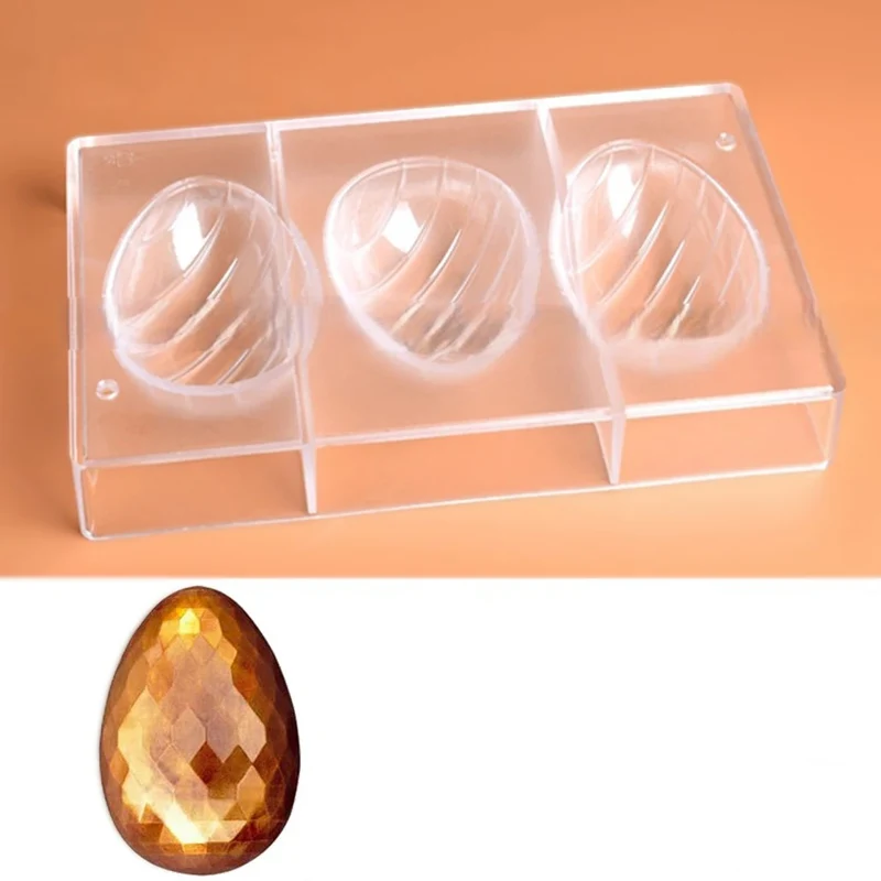 Moule Polycarbonate Oeuf x3