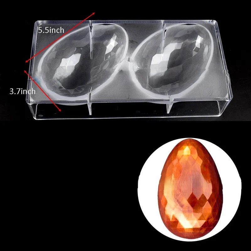 Moule Polycarbonate Oeuf x2