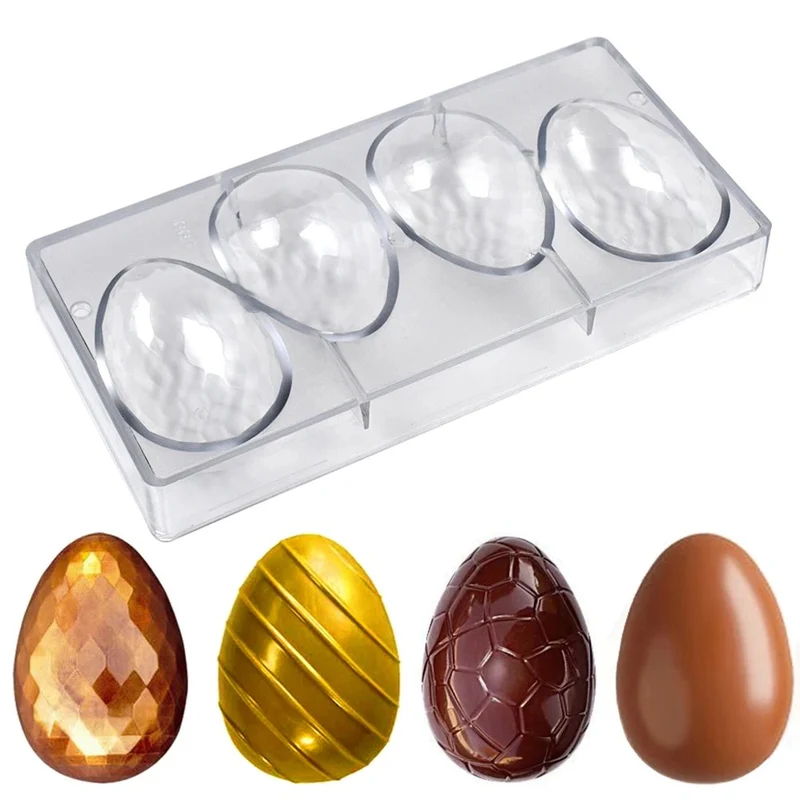 Moule Polycarbonate Oeuf x4