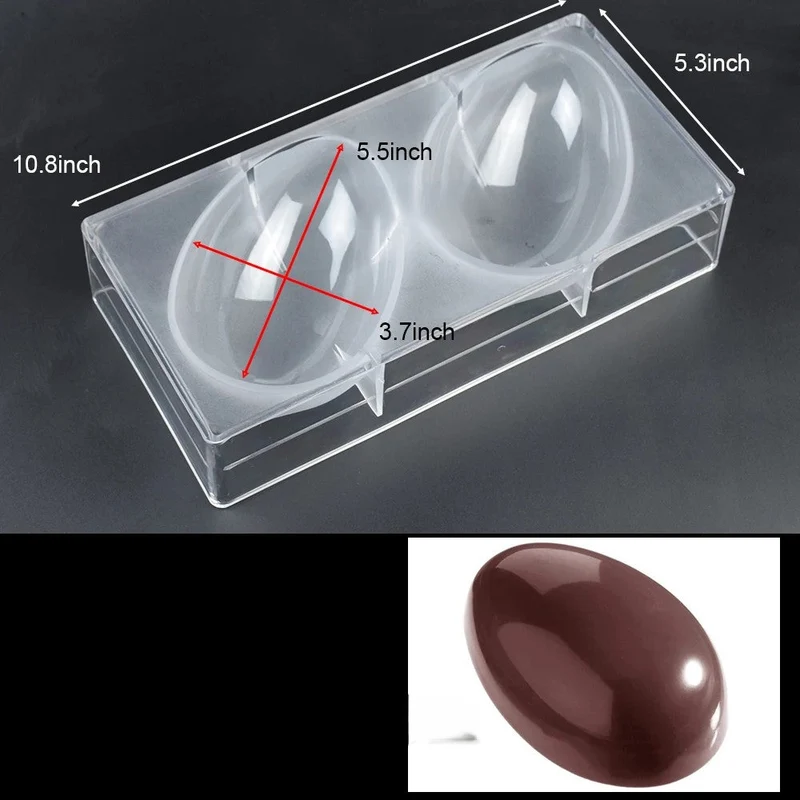 Moule Polycarbonate Oeufs x2