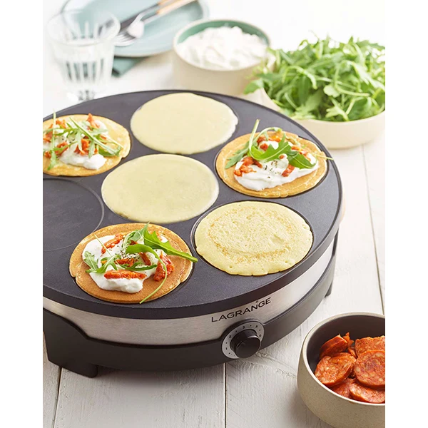 Crêpière Tradi'Duo double plaques 1500 W Lagrange
