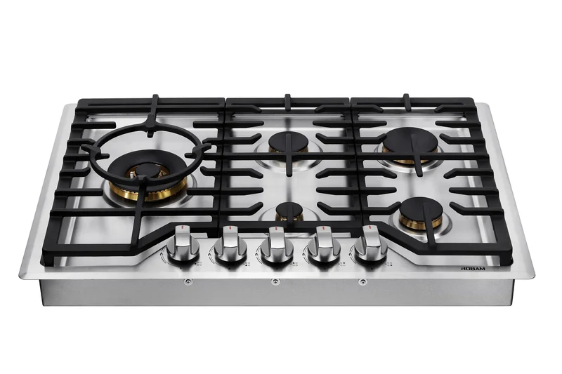 【ROBAM Gas Cooktop G513 】 High-Performance | 20,000 BTU Wok Burner | 30"