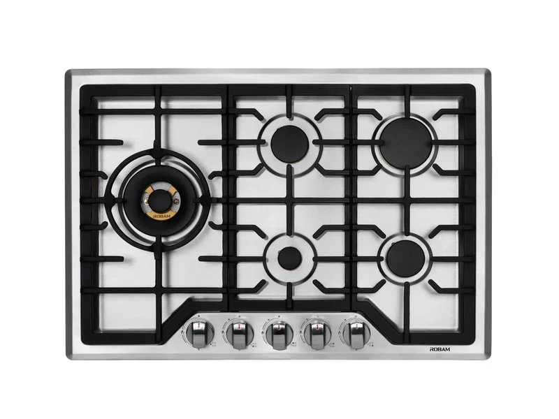 【ROBAM Gas Cooktop G513 】 High-Performance | 20,000 BTU Wok Burner | 30"