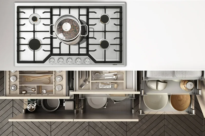 ROBAM Gas Cooktop G515 | G-Series | 36" | High-Performance | Yourishop.com