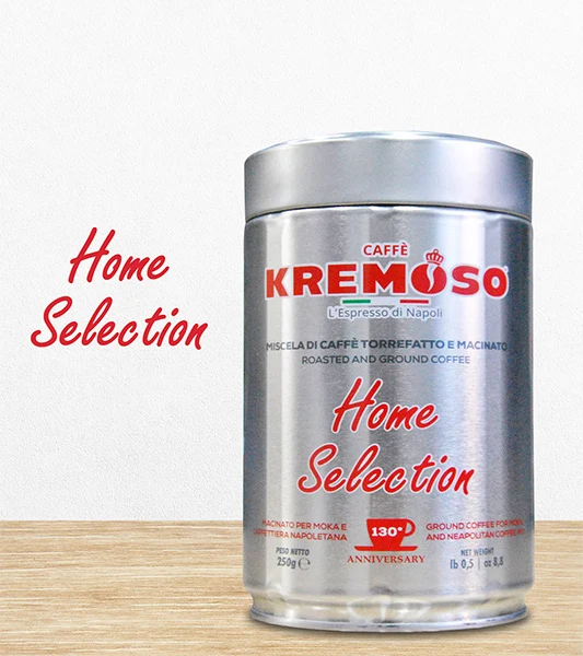 Caffè Kremoso Napoli macinato Lattina Home Selection 250g