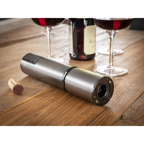 Tire-bouchon électrique rechargeable Elis Touch carbone lithium ion Peugeot