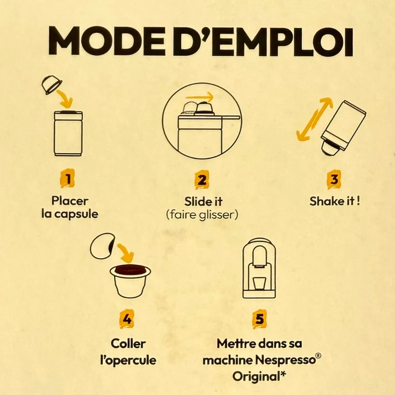 Caps Me - Shaker Slide Nespresso