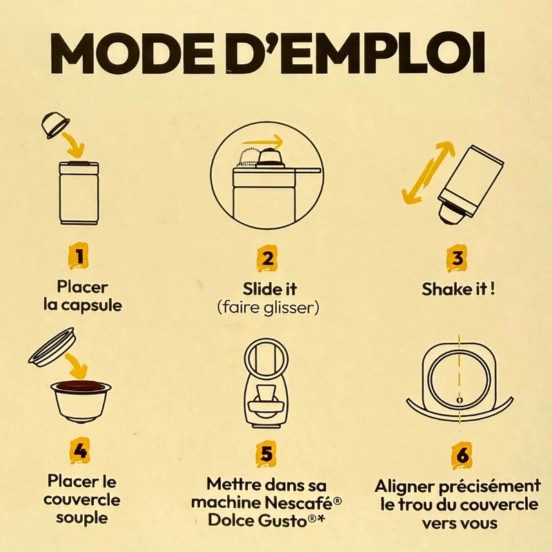 Caps Me - Shaker Slide Dolce Gusto
