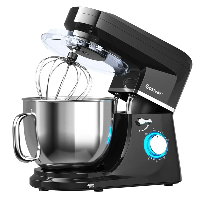 Costway Stand Mixer 96851023，7.5 QT Tilt-Head with Dough Hook Beater,6 Speed 660W