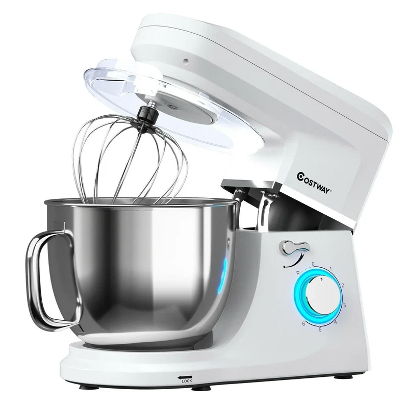 Costway Stand Mixer 96851023，7.5 QT Tilt-Head with Dough Hook Beater,6 Speed 660W