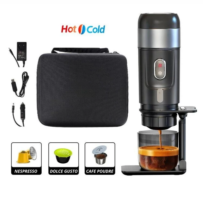 Machine Espresso Portable - Capsules + Café poudre