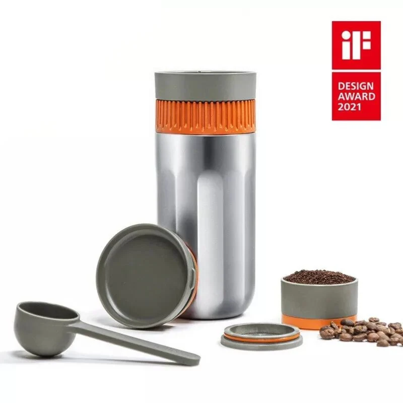 Cafetière Pression Portable - Café Moulu [Produit de l'année]
