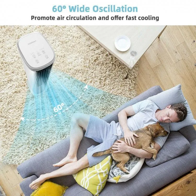 Costway Air Cooler ES10101US-WH | Portable | Evaporative | 3-In-1 Functions