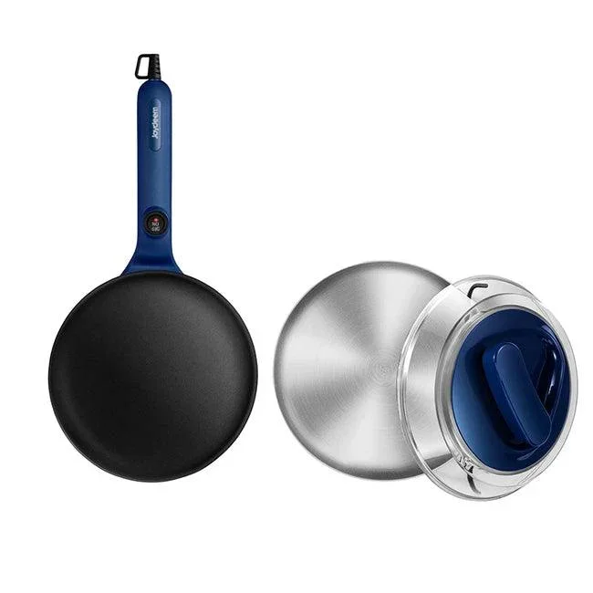 Joydeem JD-9401B Pancake Maker | All-in-One Dough Kneading | 700W | E-Type Heating | Non-Stick | 110V
