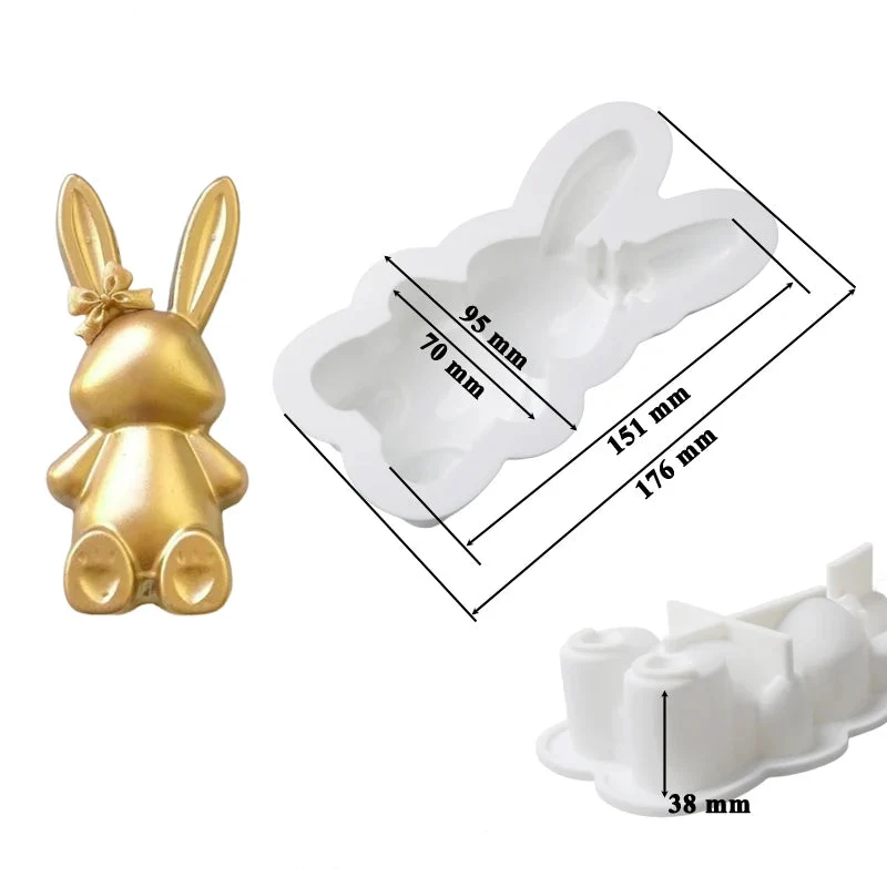 Moule Silicone Lapin de Pâques