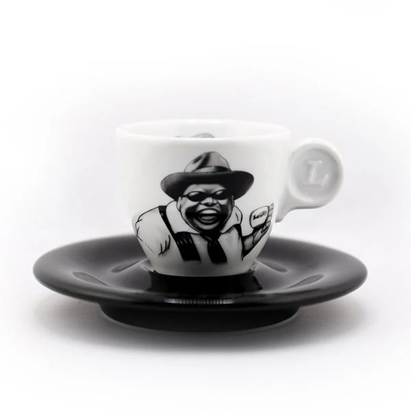 Tazzine da Caffè Lucaffé 100% Arabica con Piattino - Set 6 pz