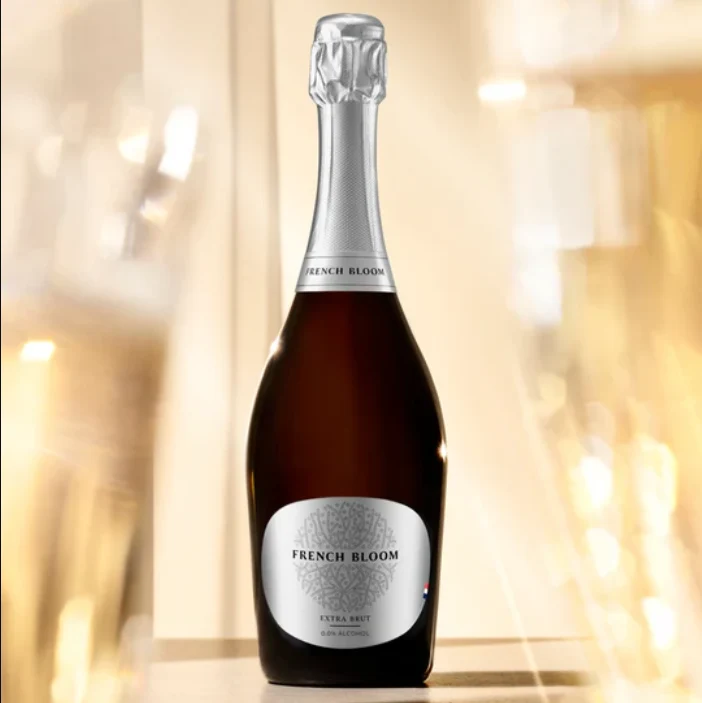 French Bloom Extra Brut 0.0% – Vin pétillant sans alcool bio