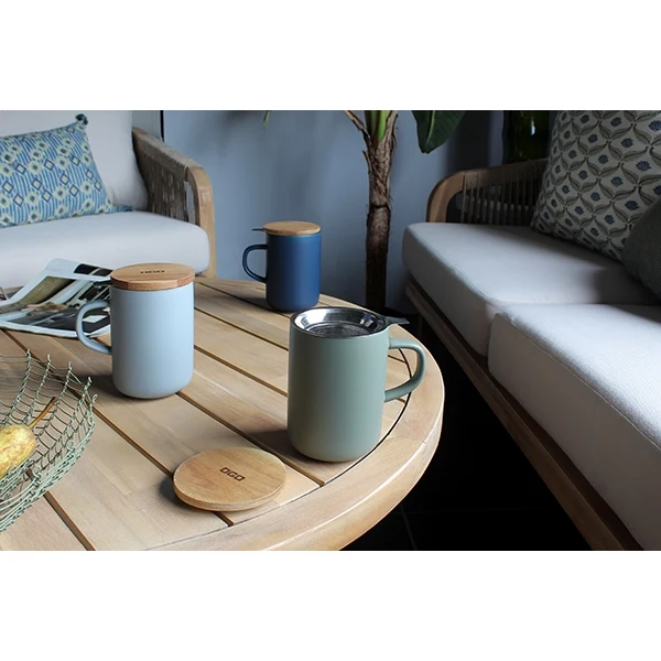 Tisanière mug Juliet en grès amande 475 ml Ogo