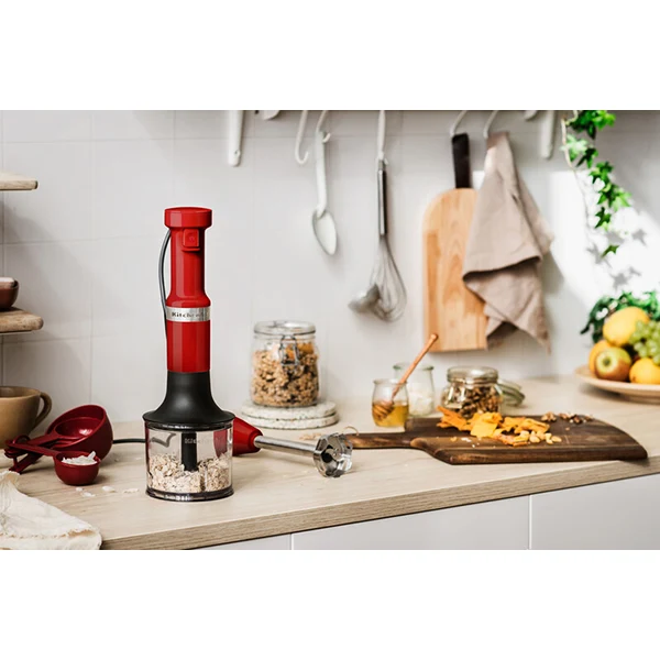 Mixeur plongeant 5 vitesses 180 W rouge empire Kitchenaid 5KHBV83EER Kitchenaid