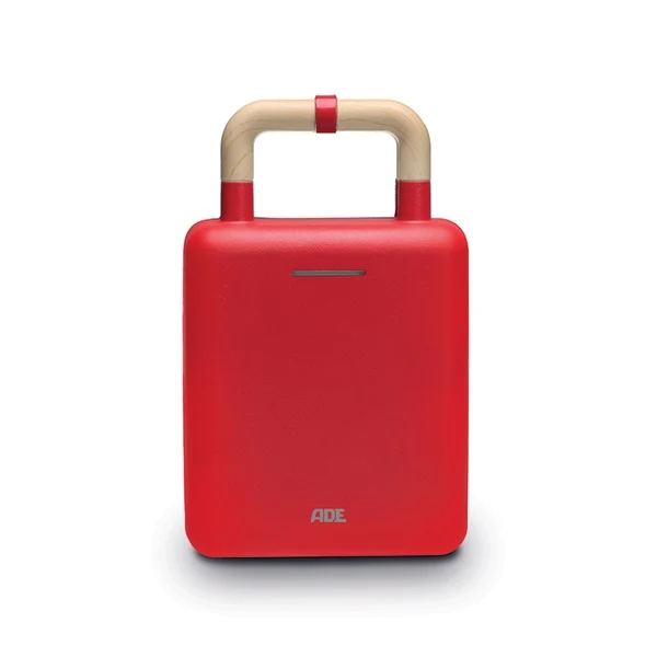 Gaufrier croque-monsieur 600 W KG2006-2 rouge ADE