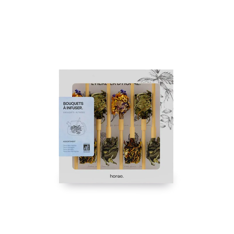 8 bouquets à infuser bio Horae - Coffret infusion bio