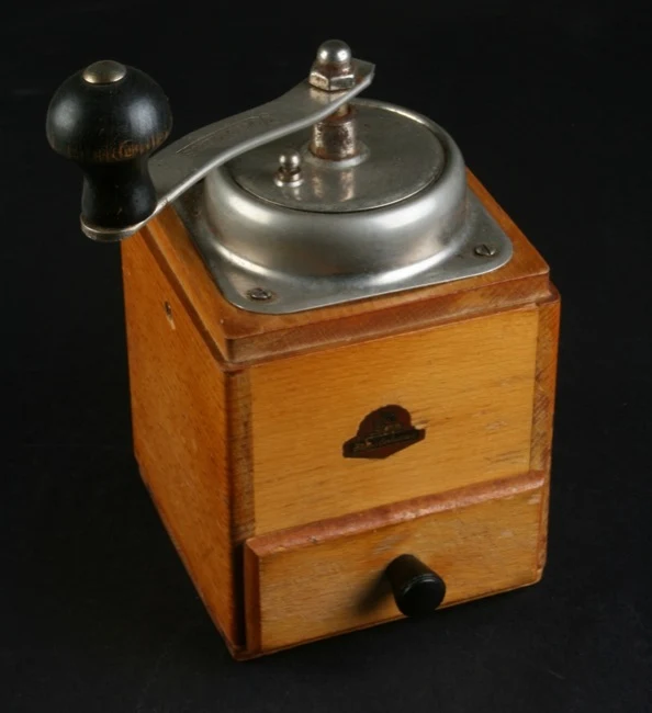 ZASSENHAUS German Vintage Wooden Coffee Grinder Vintage 1940'S/50'S