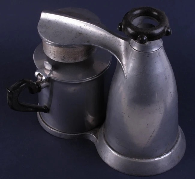 VESUVIANA Vintage 8 Cup Coffee Maker 1940's? Large Capacity for Display Only