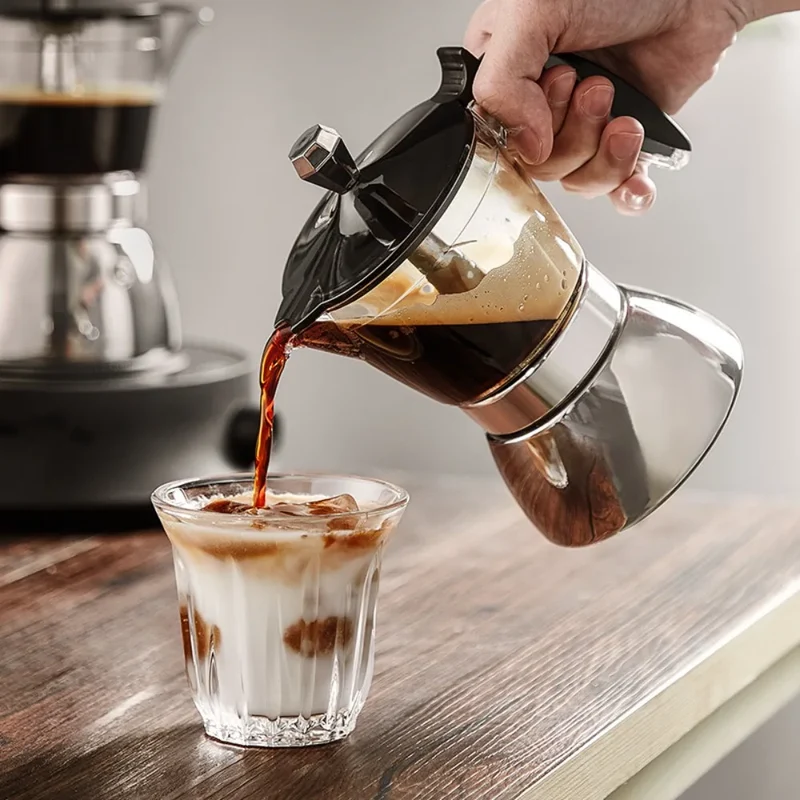 Cafetière Moka inox