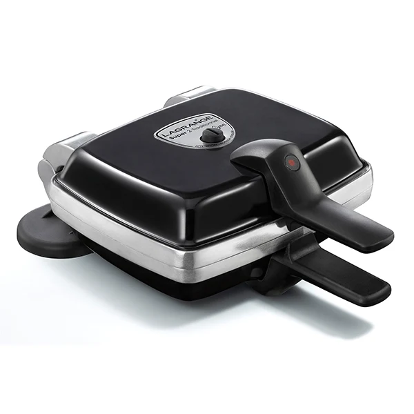 Gaufrier électrique Super 2 Traditionnel noir 1000 W Lagrange