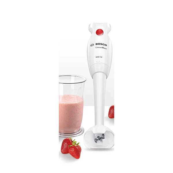 Mixeur Plongeant CleverMixx blanc 400 W MSM14100 Bosch