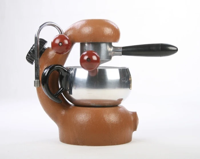 Rare Vintage ATOMIC COFFEE MACHINE ORANGE Model 1970's MILAN, Italy