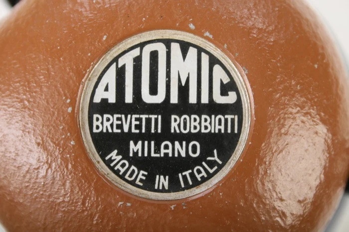 Rare Vintage ATOMIC COFFEE MACHINE ORANGE Model 1970's MILAN, Italy