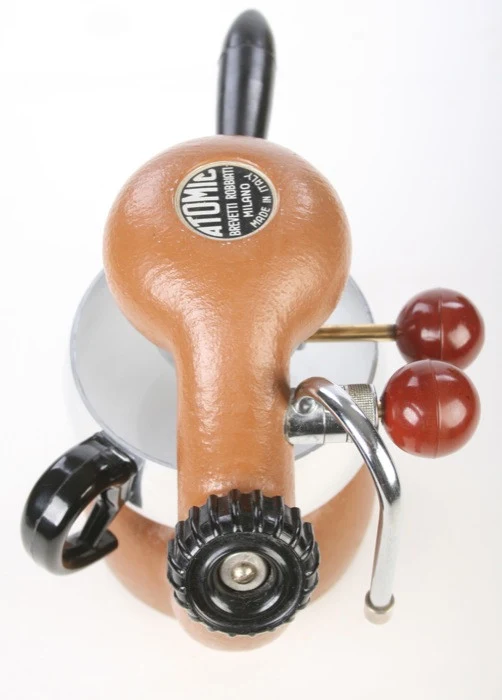Rare Vintage ATOMIC COFFEE MACHINE ORANGE Model 1970's MILAN, Italy